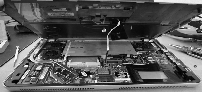 What is behind the computer (Y3) – Michael Faraday